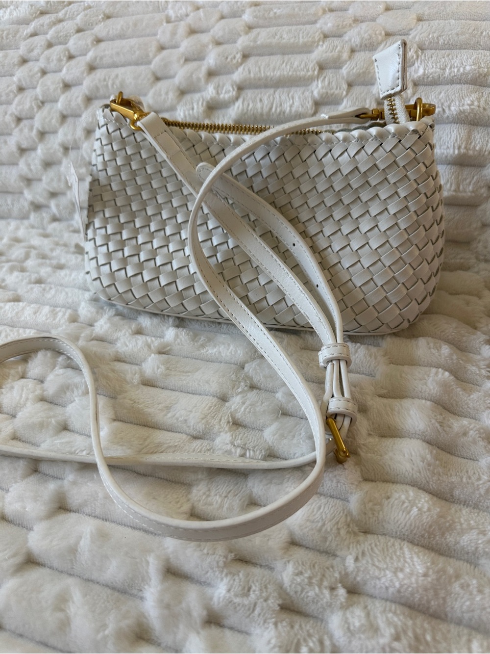 NWT ANTHROPOLOGY Calla Woven Crossbody Bag - Picture 4 of 6